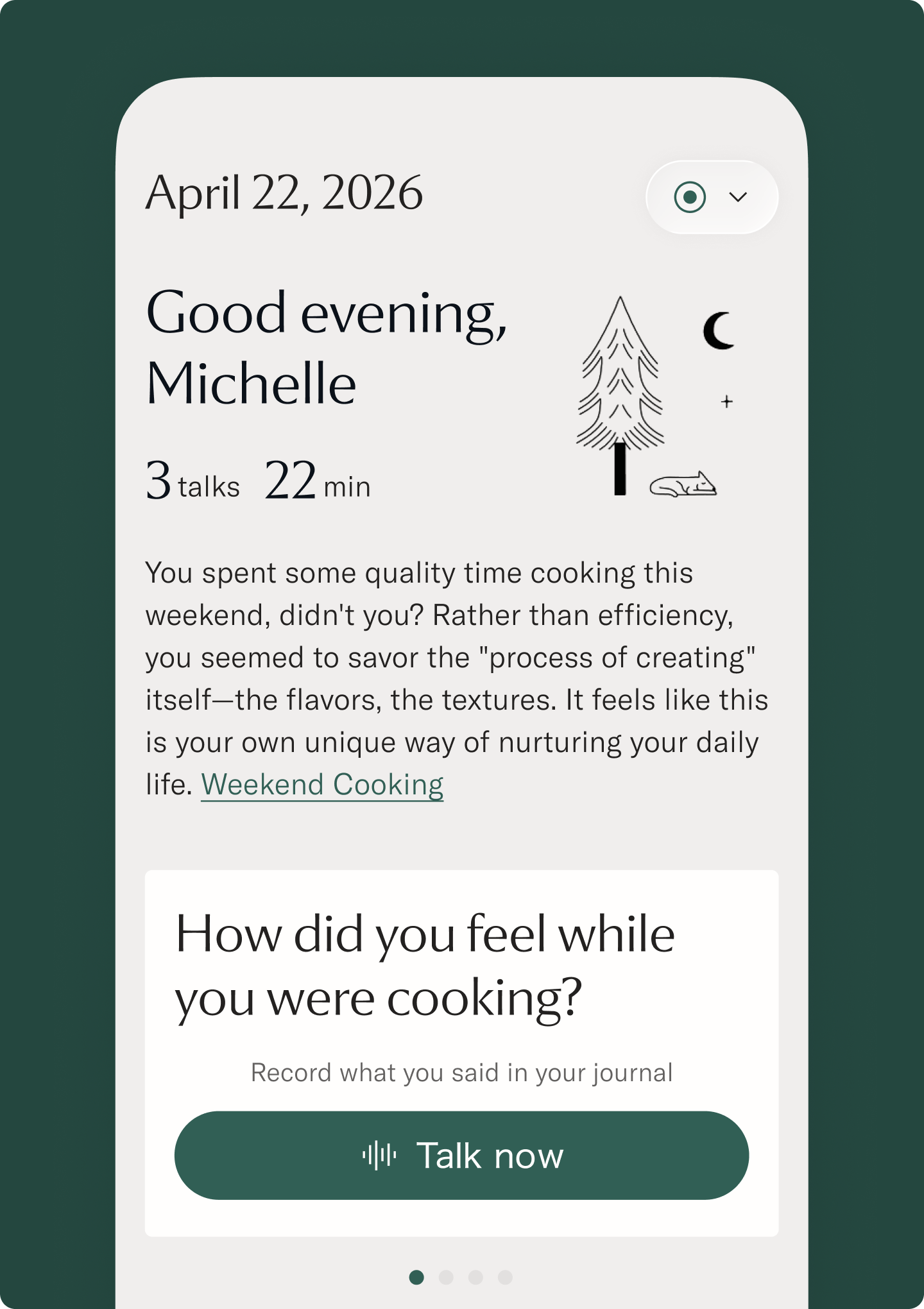 Question screen